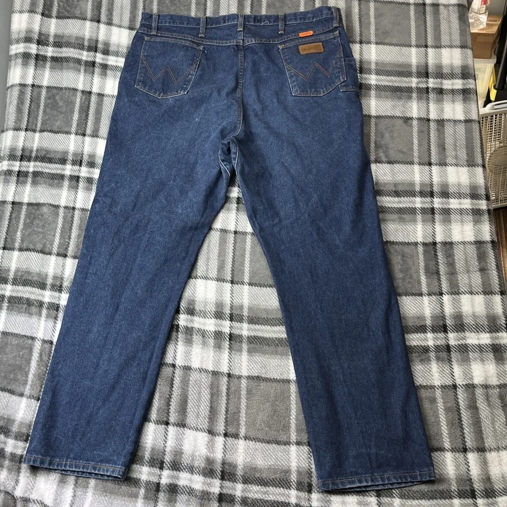 Wrangler Jeans Mens 44x32 FR 13 Original‎ FR13MWZ Flame Resistant Blue High Rise